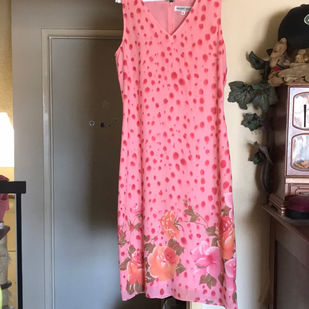 Newport News. Lovely dress, sort of leopard print. Never worn